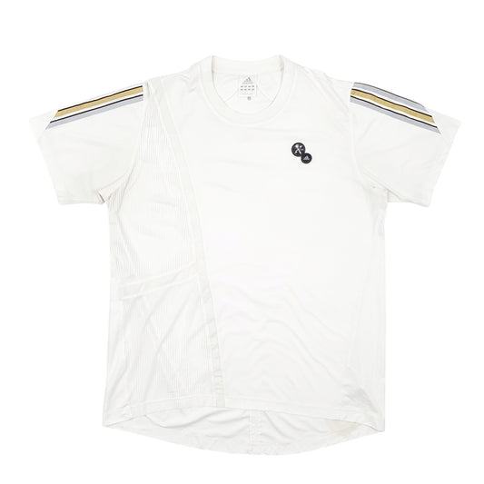 Mens White Adidas  Short Sleeve T Shirt