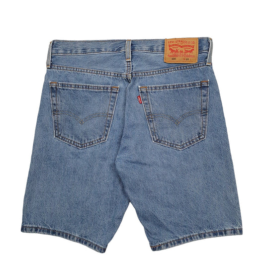 Mens Blue Levis Denim Jeans Jorts 405 Denim Shorts