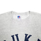 Mens Grey Russell Athletic Made In USA Duke Spellout Crewneck Jumper