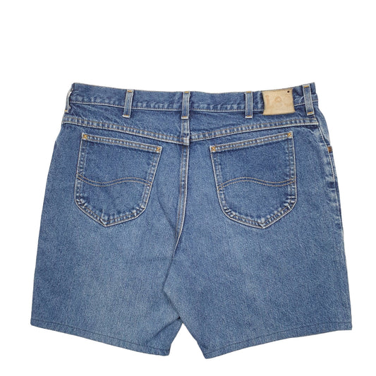 Mens Blue Lee  Denim Shorts