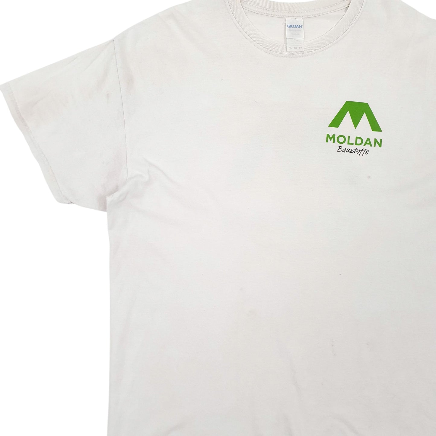 Mens White Gidan Vintage Short Sleeve T Shirt