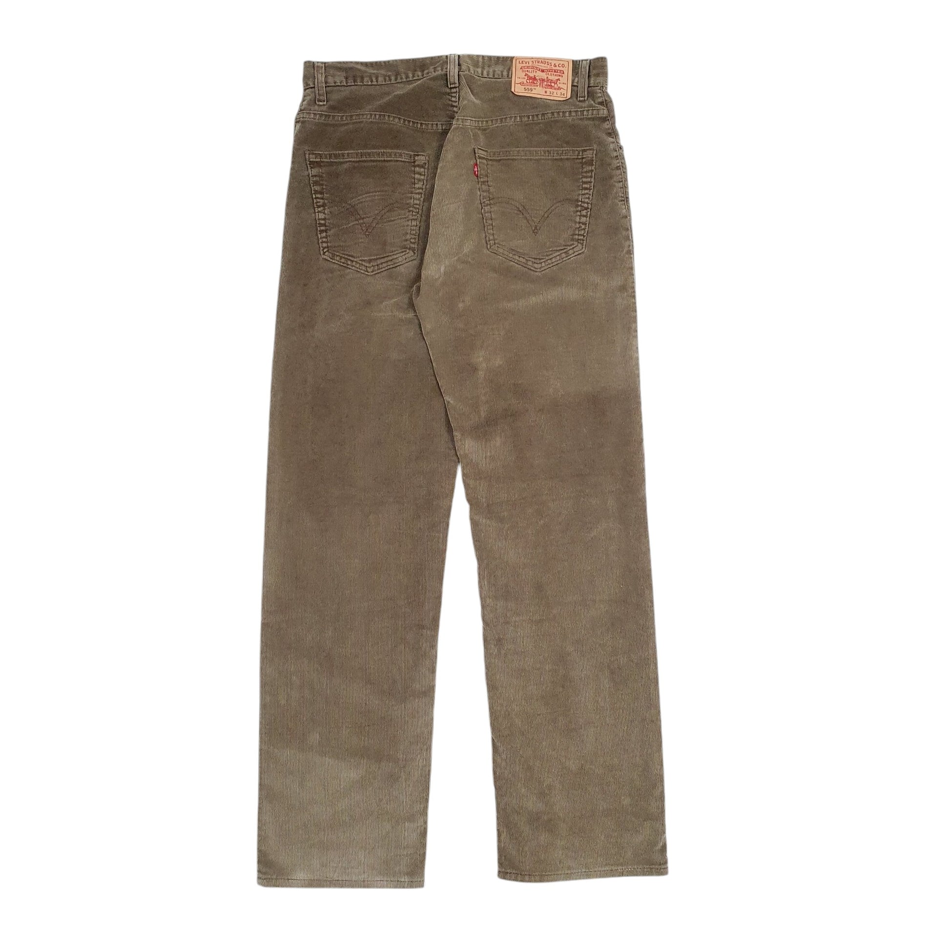 Mens Brown Levis  Corduroy Trousers