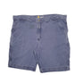 Mens Blue Carhartt Workwear Carpenter Shorts