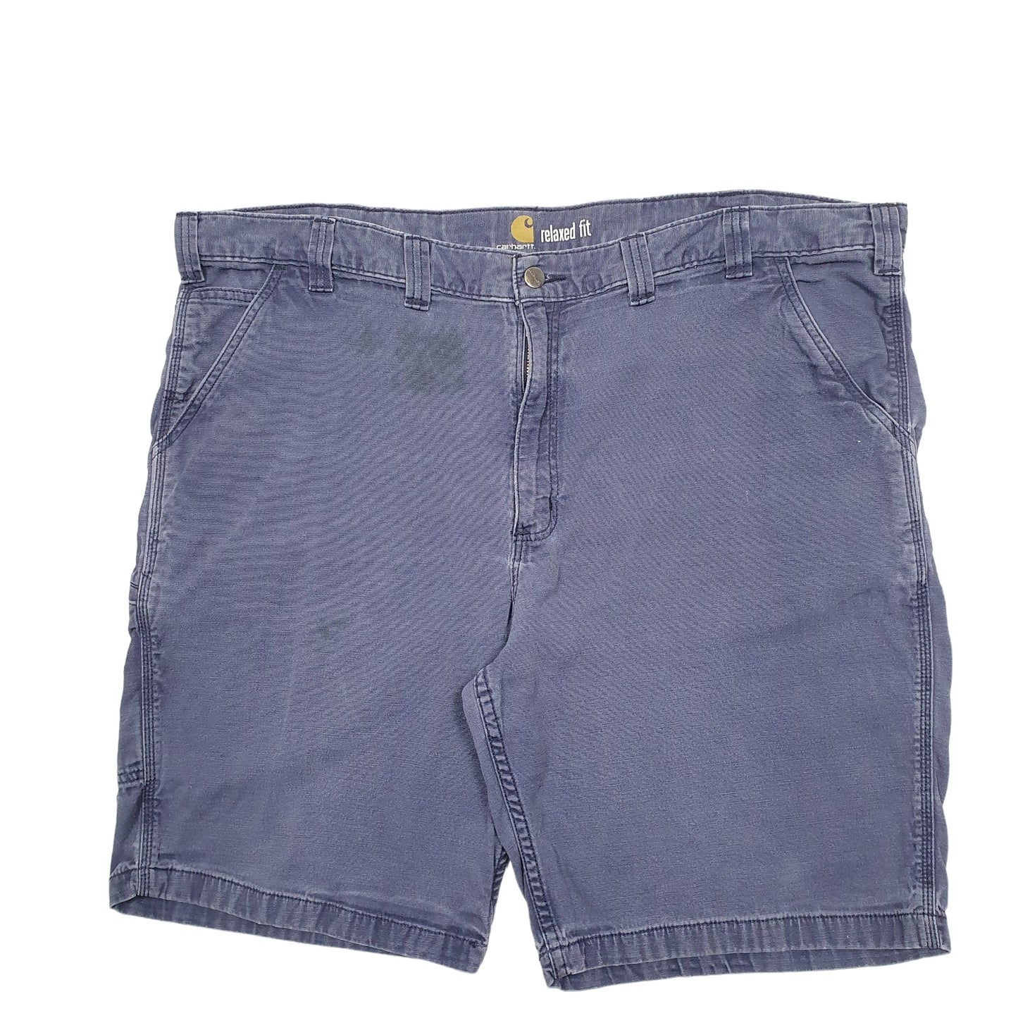 Mens Blue Carhartt Workwear Carpenter Shorts