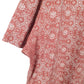 Mens Red Dockers Print Floral Short Sleeve Shirt