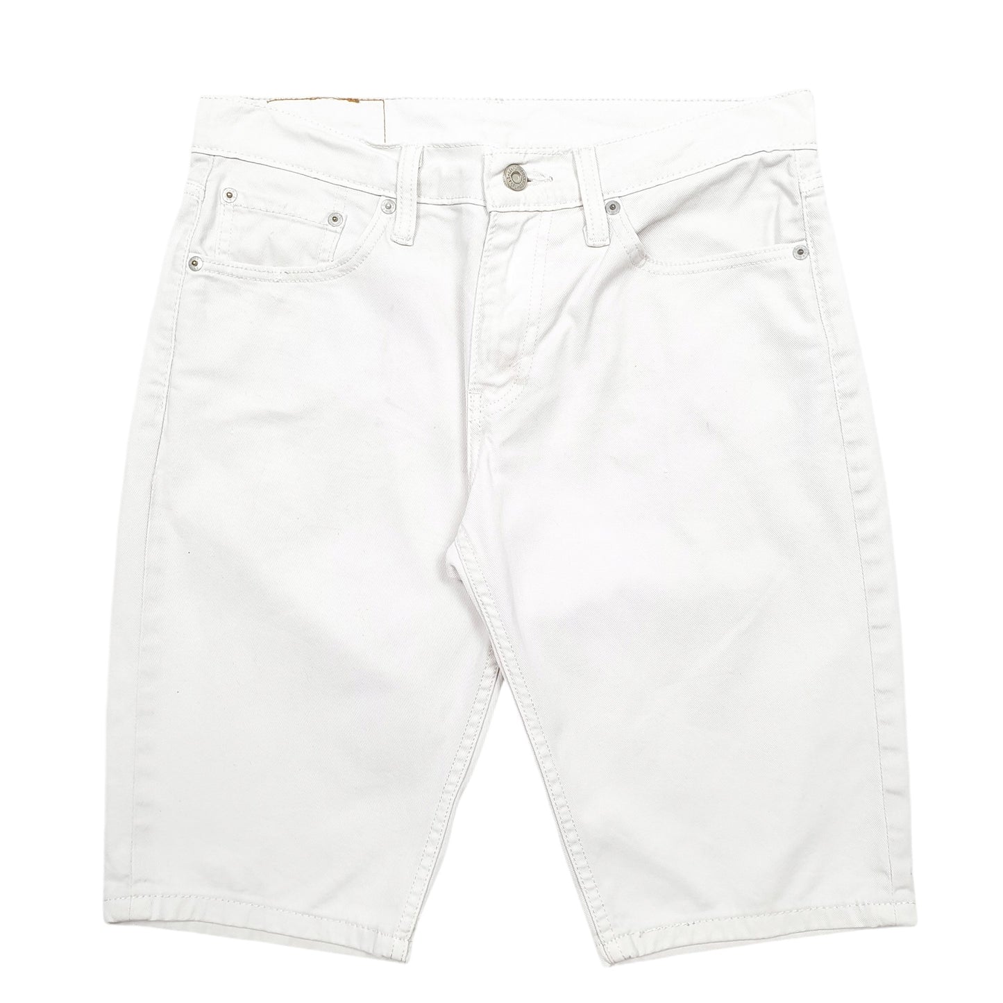 Mens White Levis Denim Jeans Jorts Denim Shorts