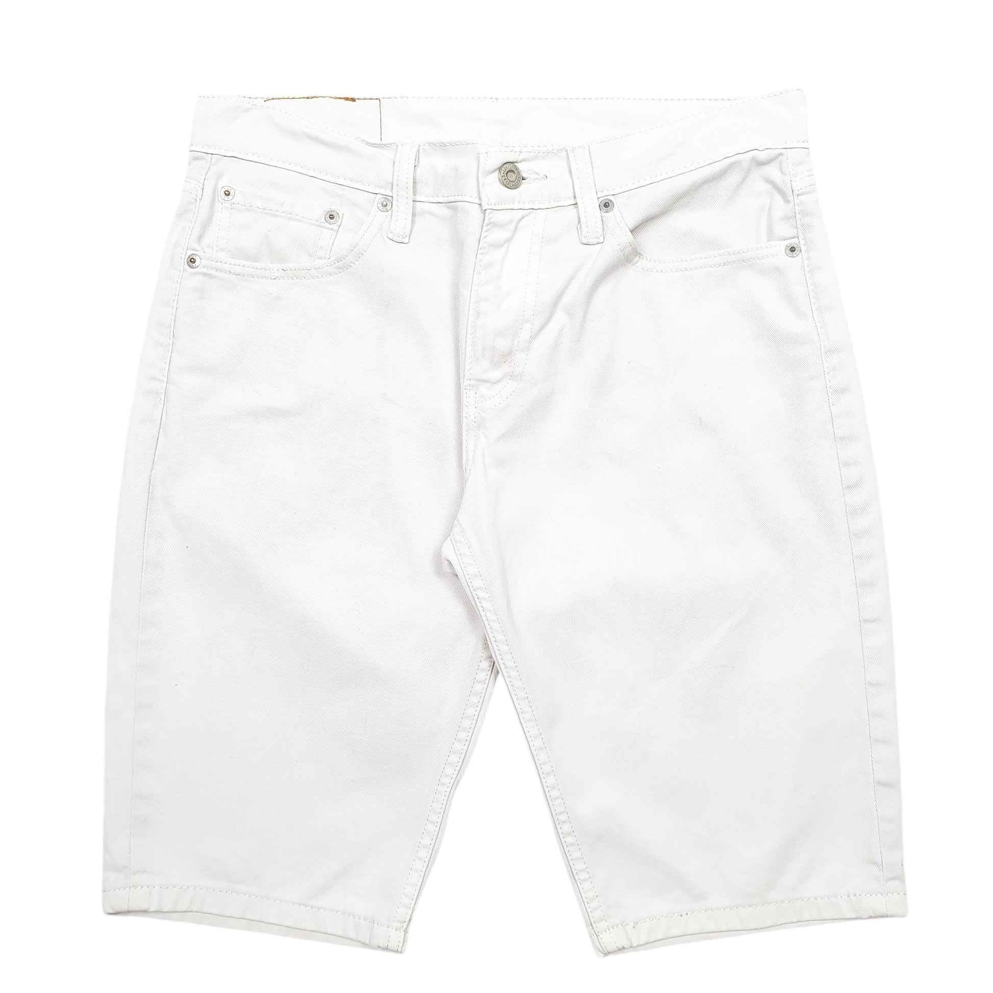 Mens White Levis Denim Jeans Jorts Denim Shorts