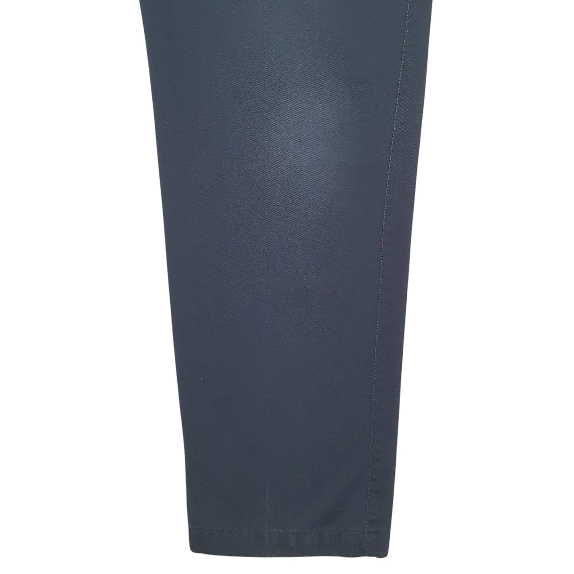 Mens Navy Dockers Double Pleated Chino Trousers