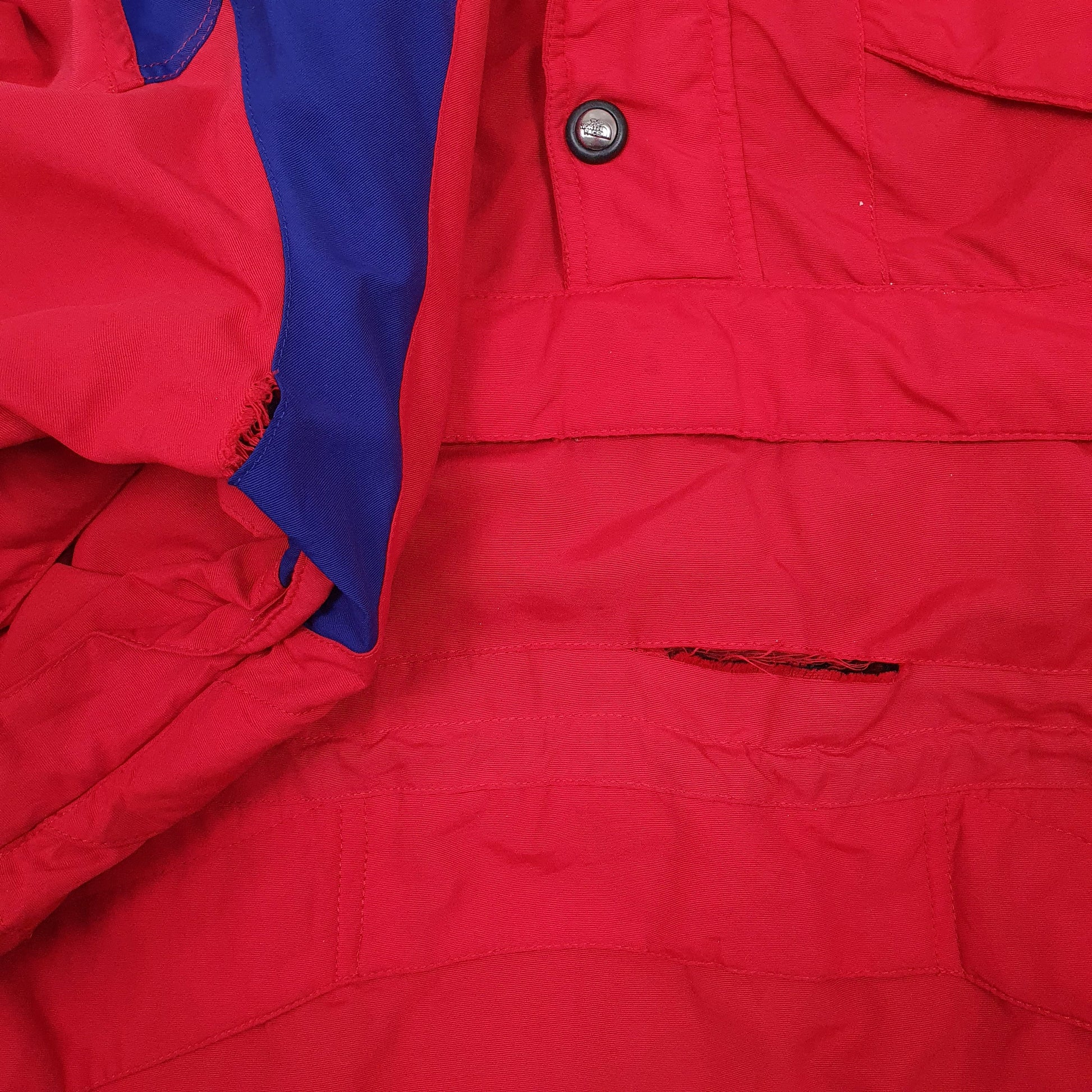 Mens Red The North Face Extreme Gear Smock  Coat