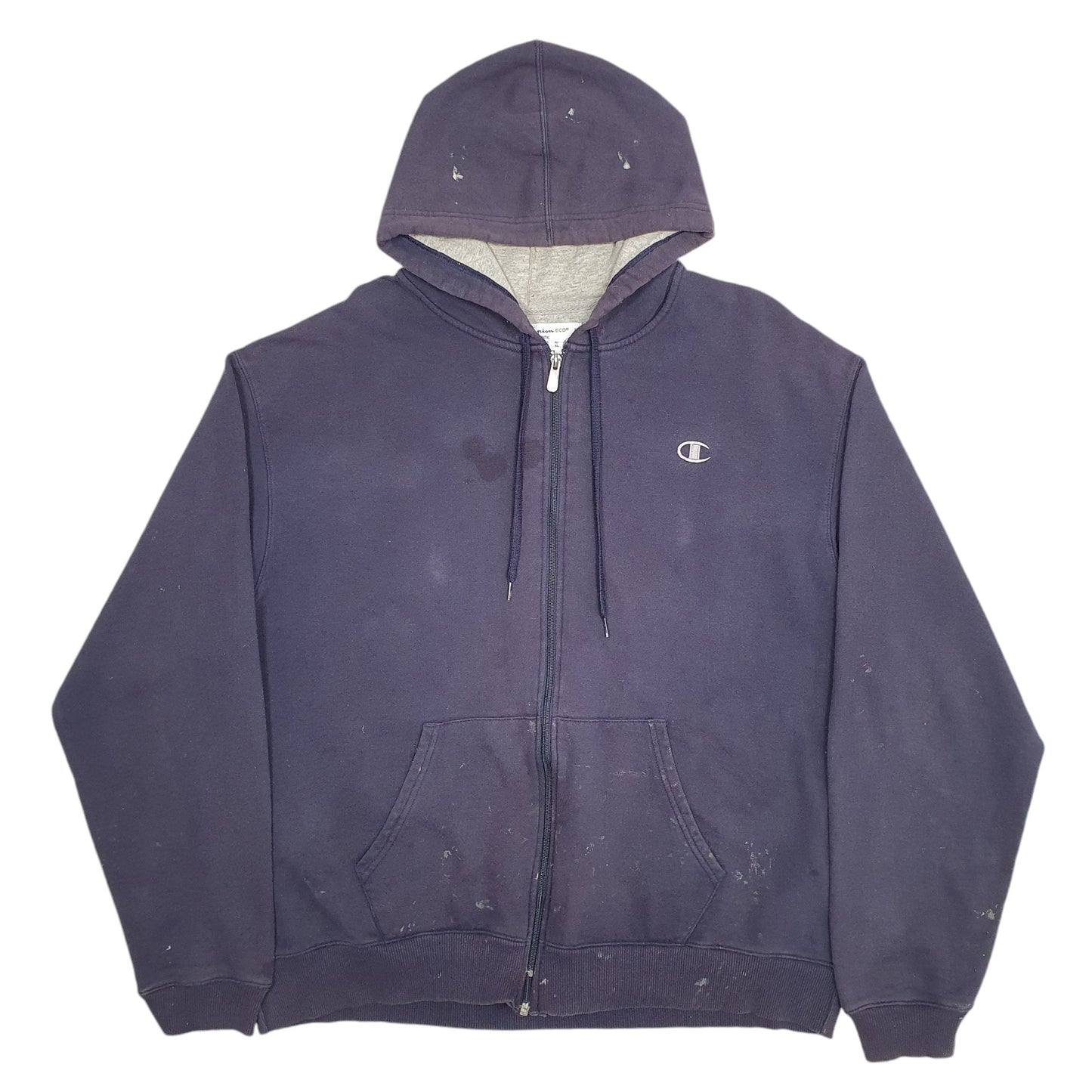 Mens Navy Champion  Full Zip Jumper