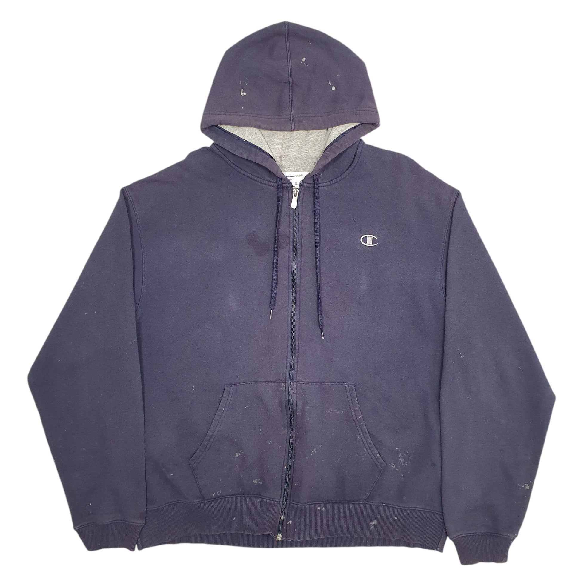 Mens Navy Champion  Full Zip Jumper
