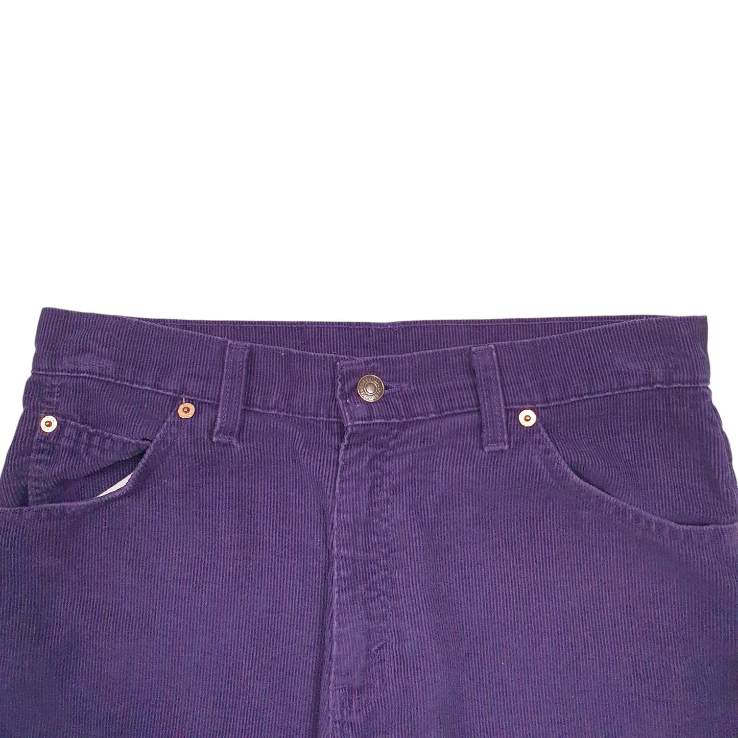 Womens Purple Levis  Corduroy Trousers