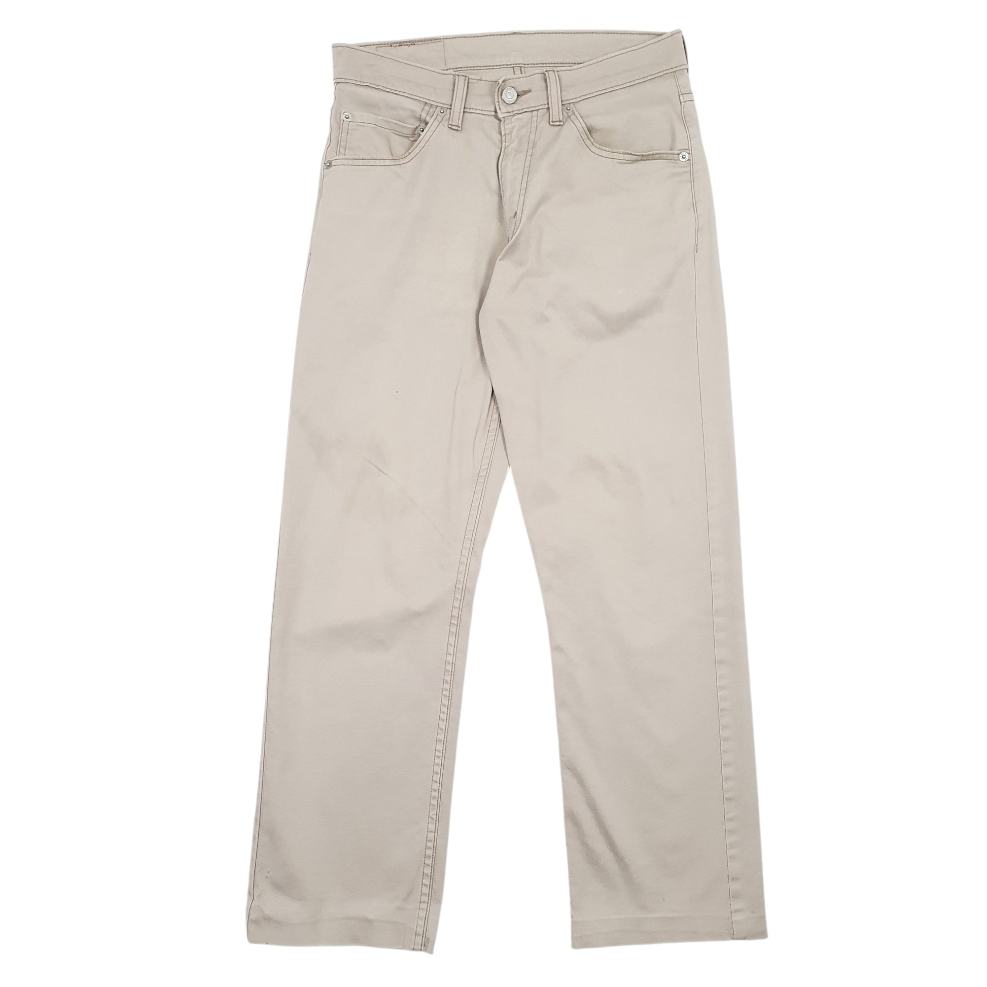 Mens Beige Levis  Chino Trousers