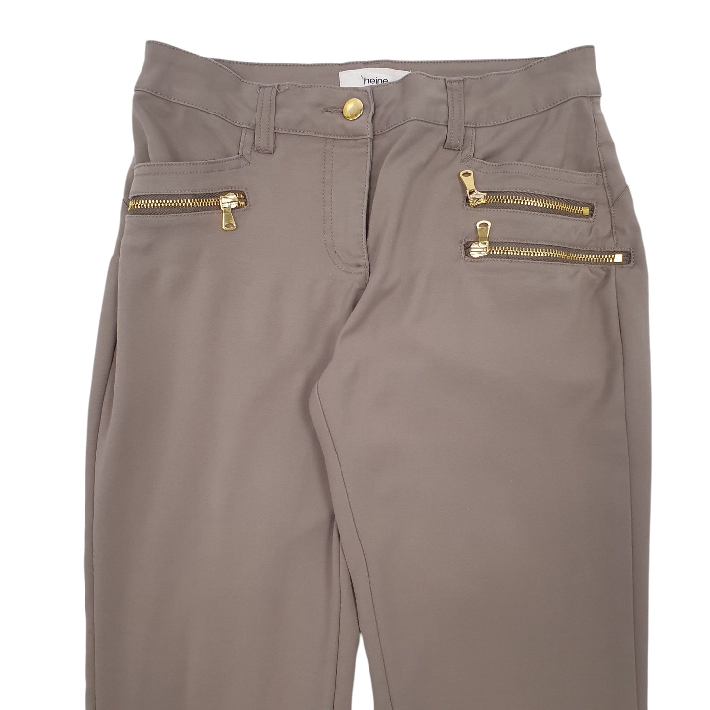 Womens Grey Heine  Chino Trousers