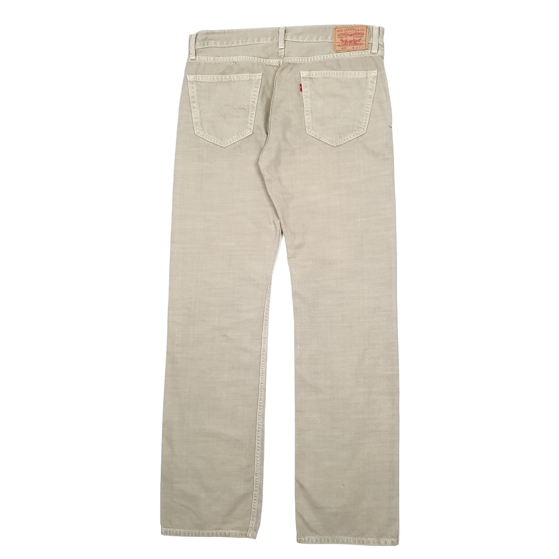 Mens Beige Levis  505 JeansW36 L35