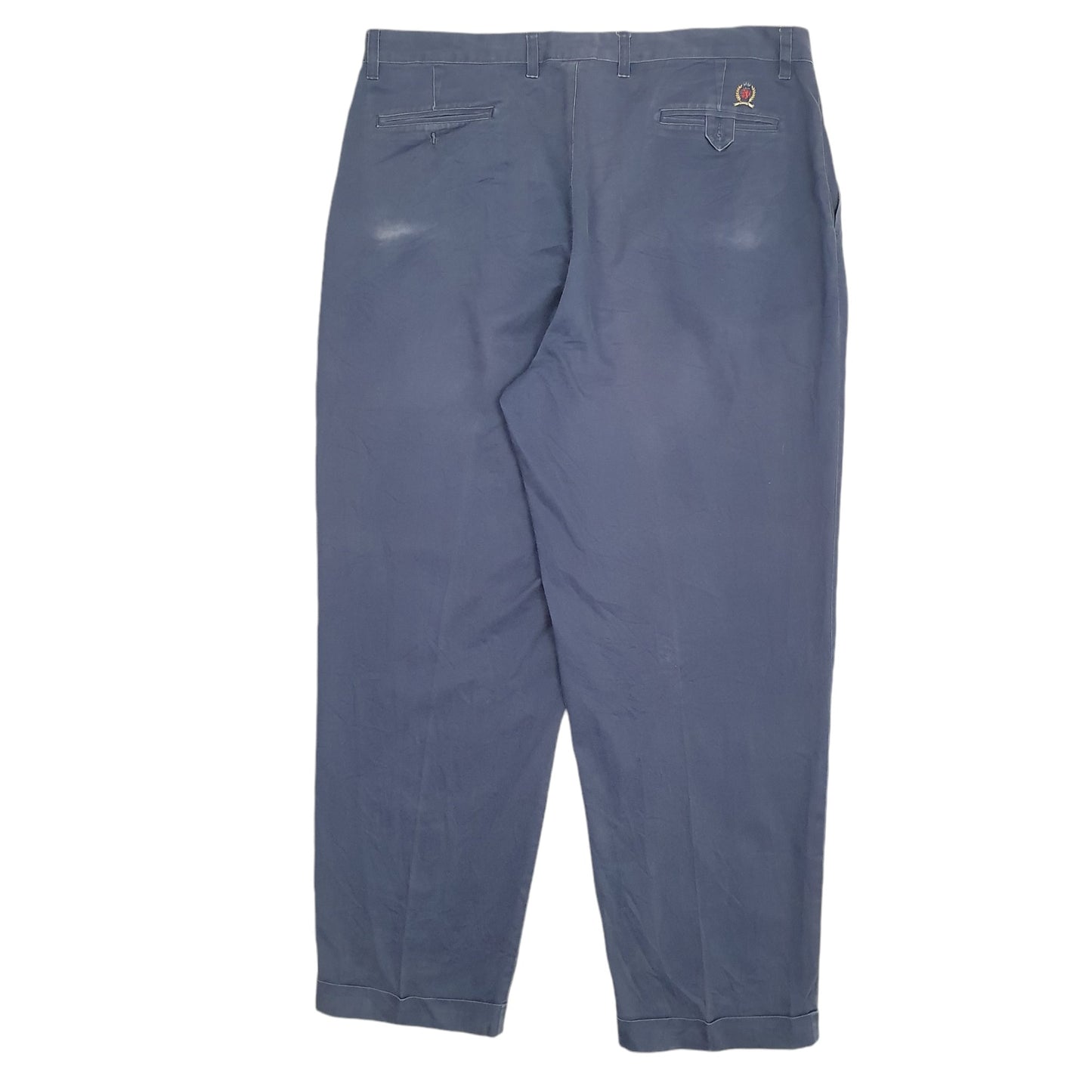 Mens Navy Tommy Hilfiger Crest Chino Trousers