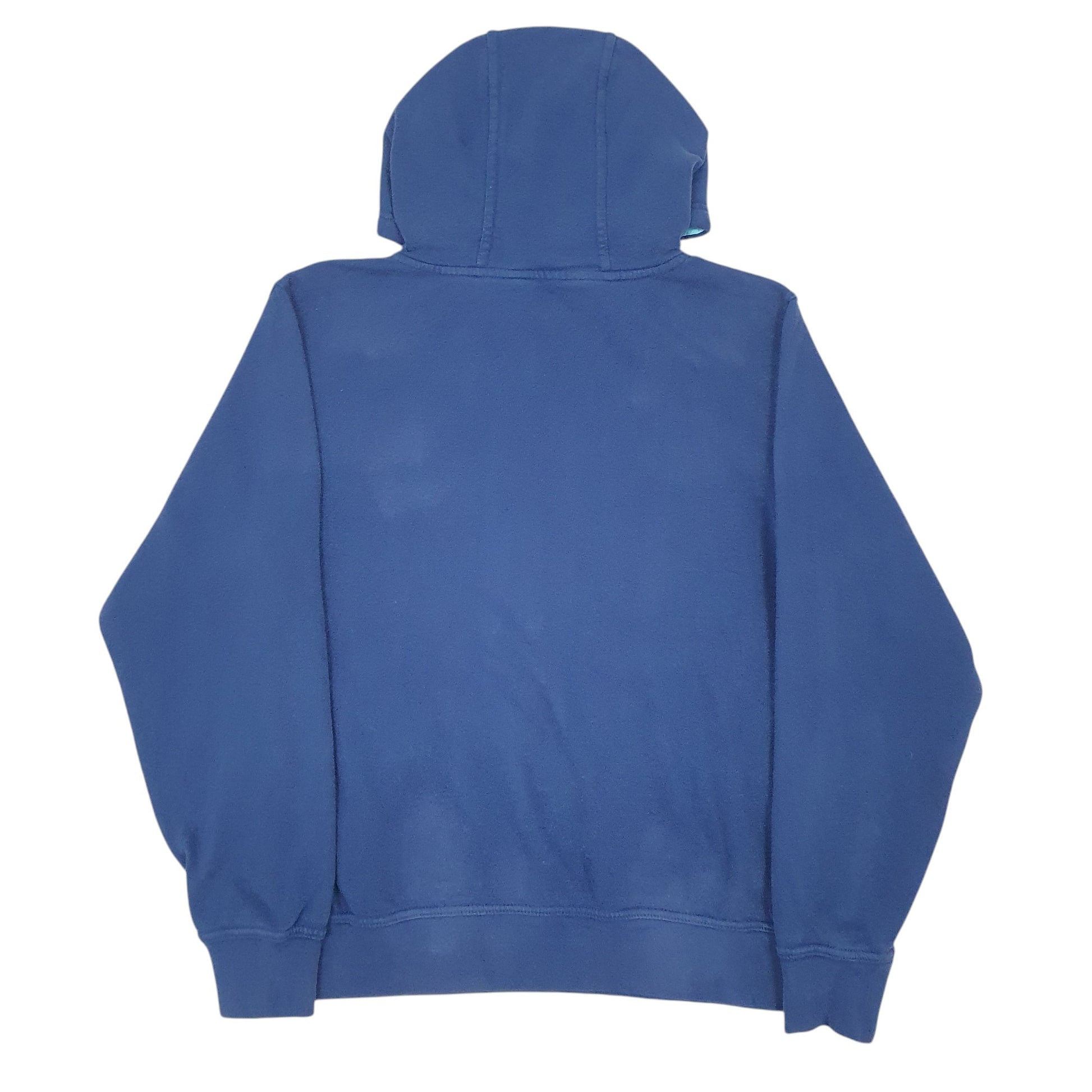 Mens Blue The North Face Spellout Hoodie Jumper