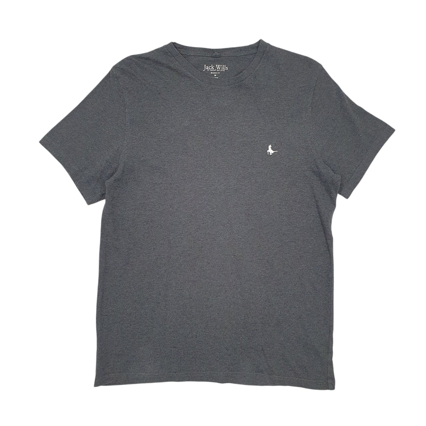 Mens Grey Jack Wills Classic Fit Short Sleeve T Shirt
