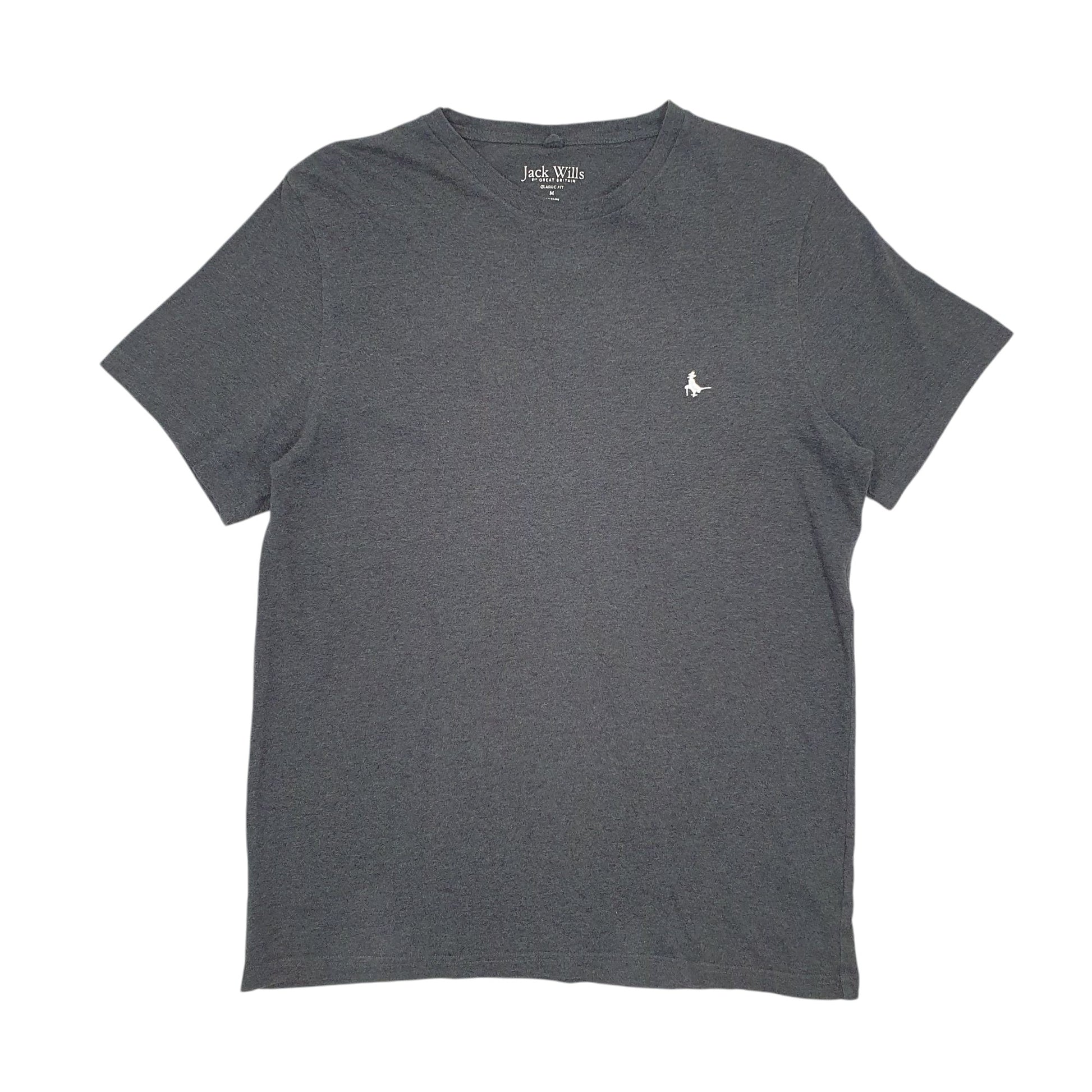 Mens Grey Jack Wills Classic Fit Short Sleeve T Shirt