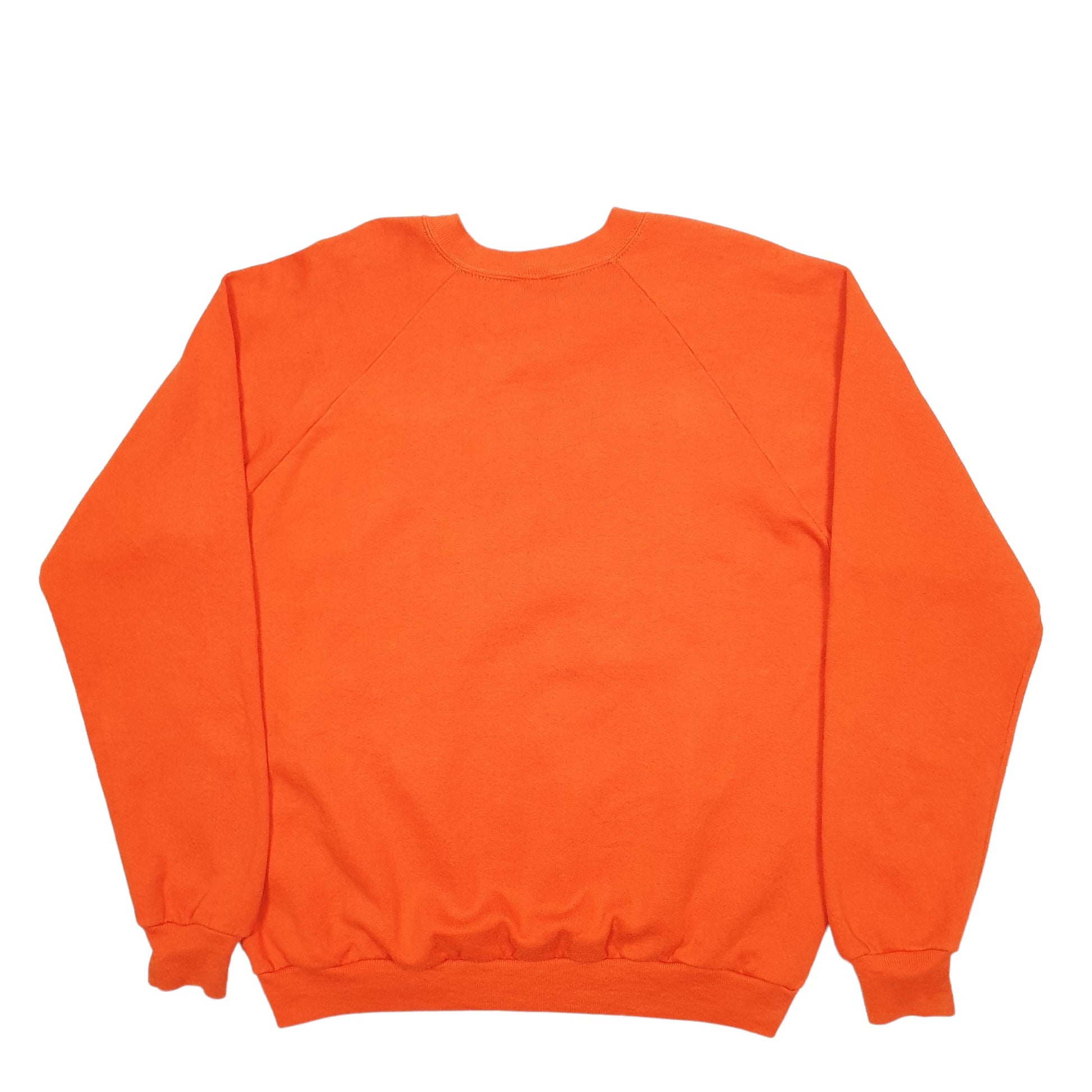 Mens Orange Jerzees Haunted Made In USA Crewneck Jumper