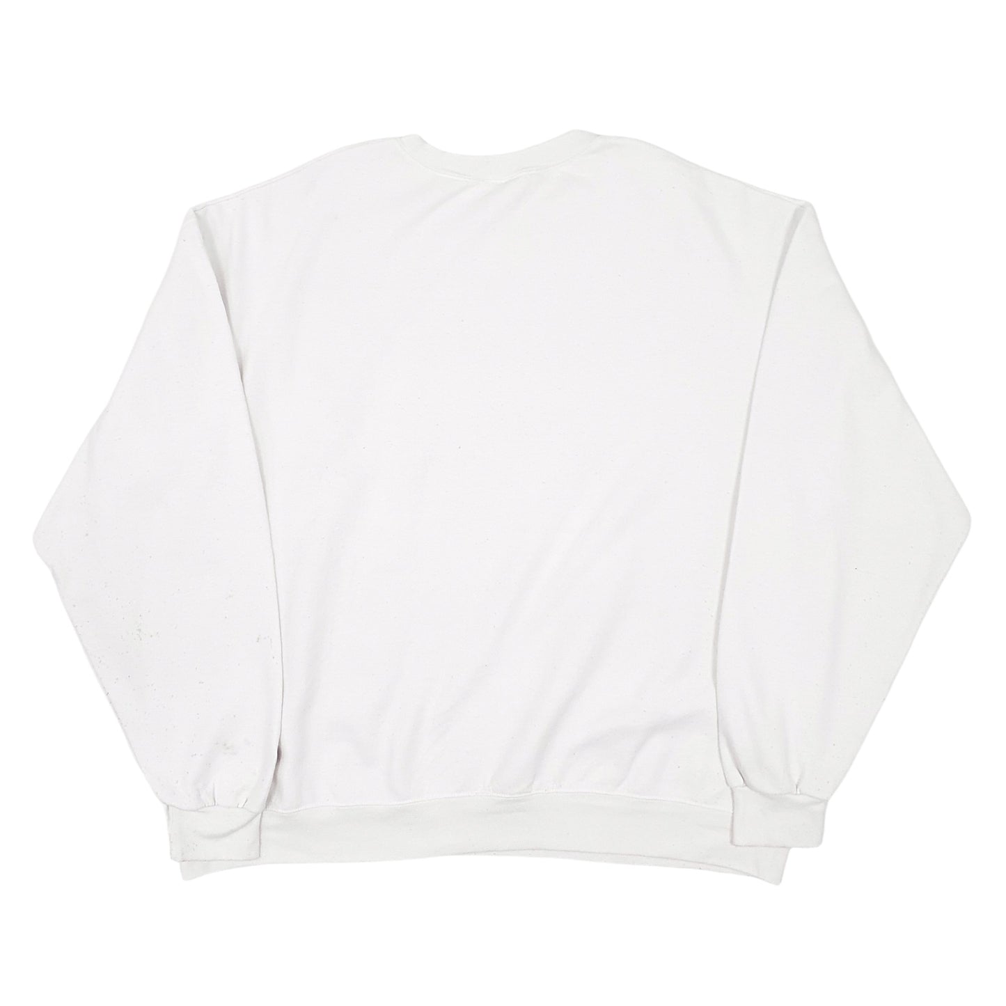Mens White Champion Wisconsin Crewneck Jumper