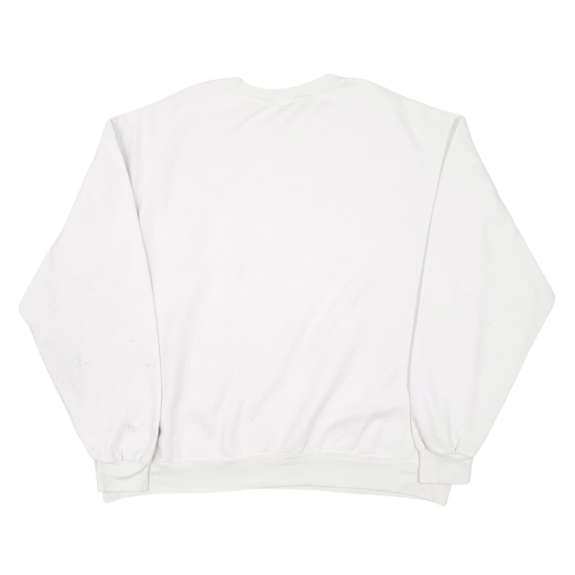 Mens White Champion Wisconsin Crewneck Jumper
