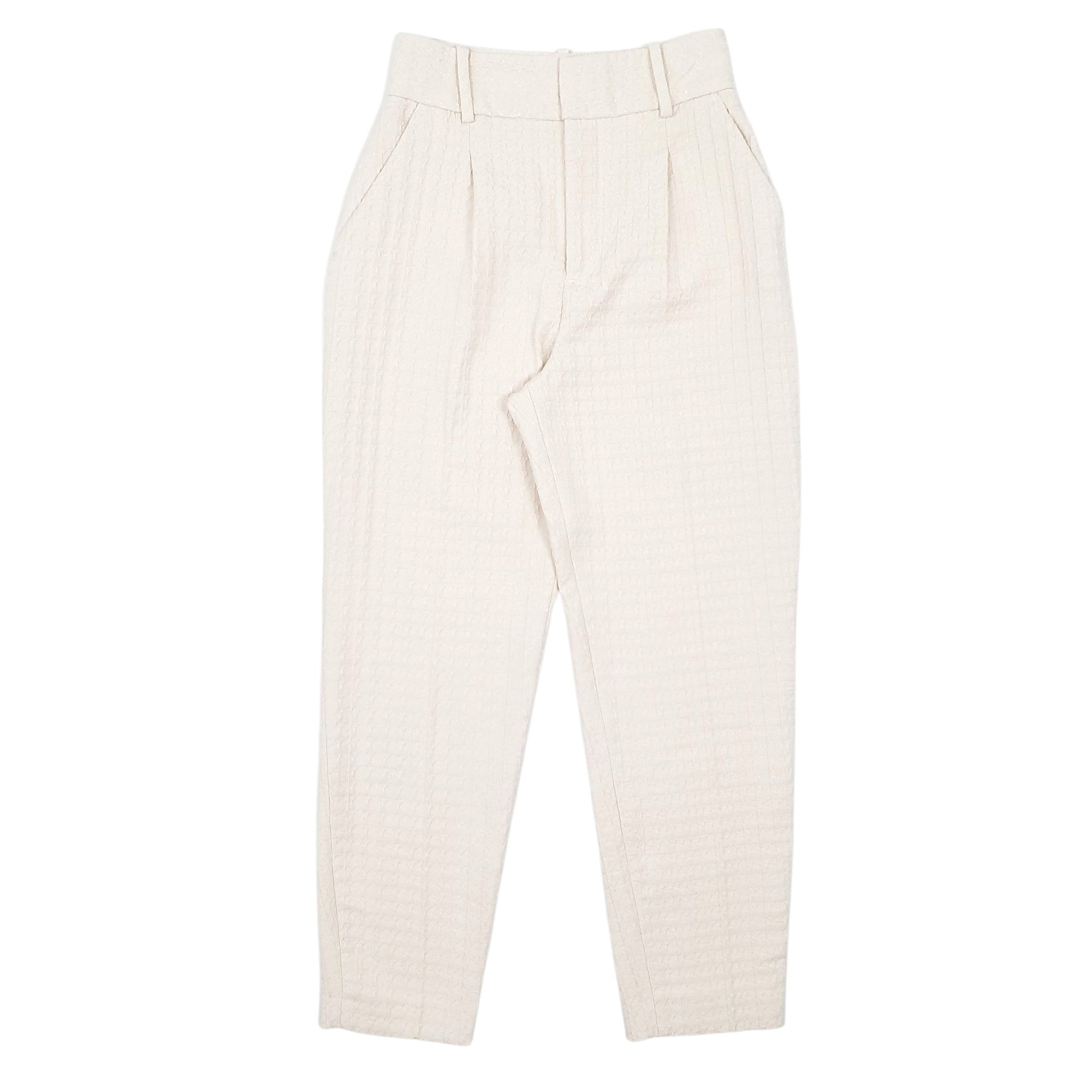 Womens Cream Zara  Chino Trousers
