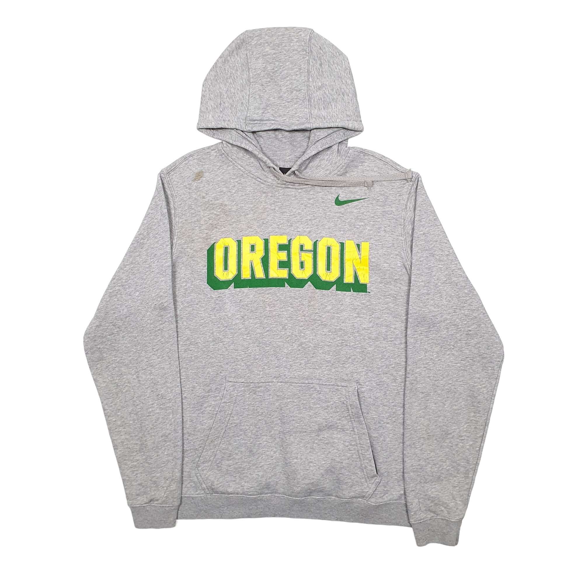 Mens Grey Nike Oregon USA College Hoodie Jumper