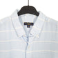 Mens Blue Club Room Blend Short Sleeve Shirt