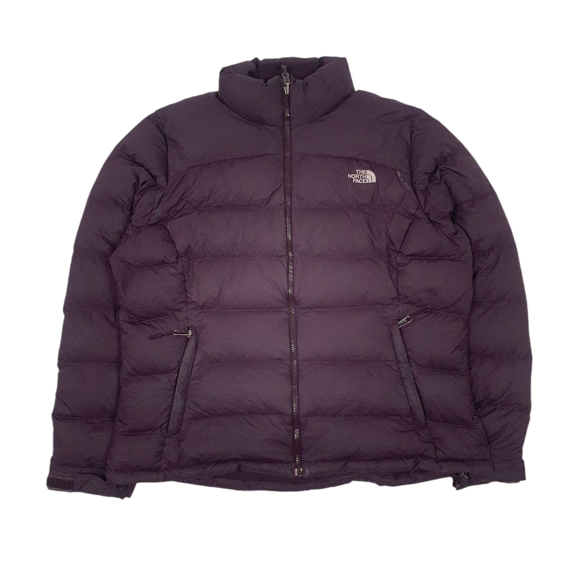 Womens Purple The North Face Nuptse 700  Coat