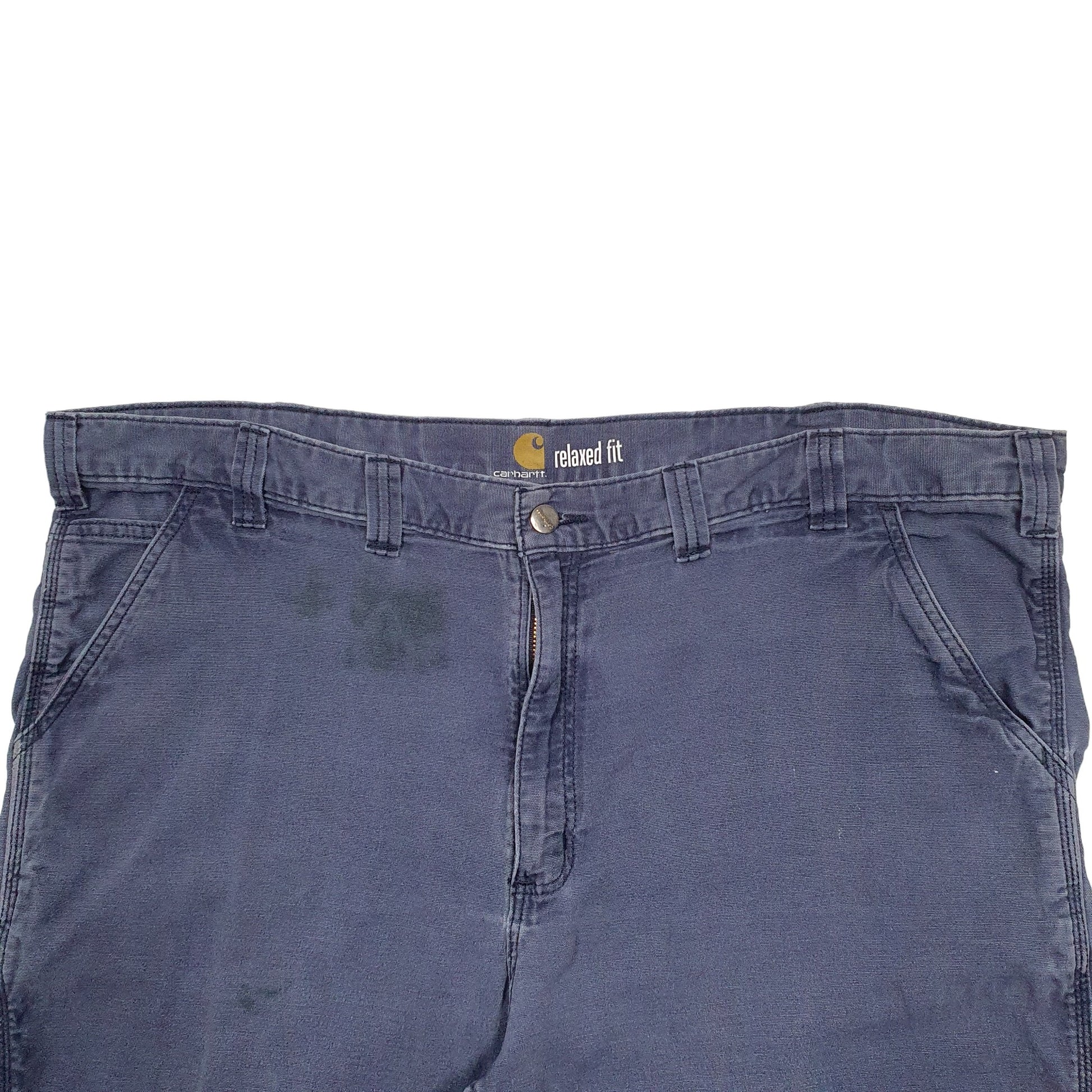 Mens Blue Carhartt Workwear Carpenter Shorts