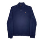 Mens Navy Polo Ralph Lauren  Quarter Zip Jumper