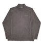 Mens Grey Columbia Sportswear  Quarter Zip Jumper