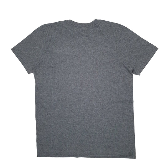 Mens Grey Reebok Spellout Short Sleeve T Shirt