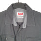Mens Black Wrangler Workwear Overshirt Flex Comfort Long Sleeve Shirt