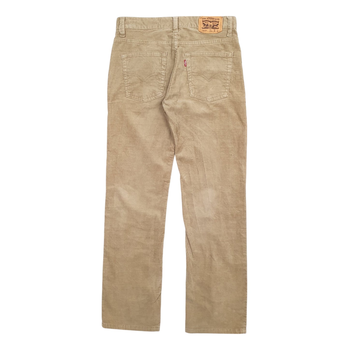 Mens Tan Levis 514 Corduroy Trousers
