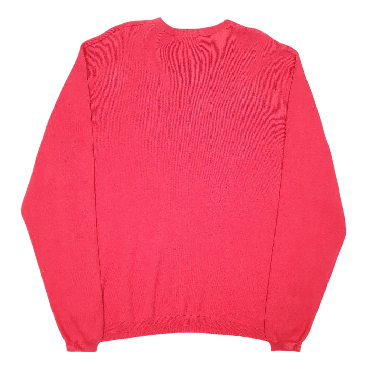 Mens Red Nautica Knit Sweater Crewneck Jumper