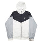 Mens White Nike Windrunner  Coat
