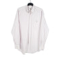 Mens White Lacoste  Long Sleeve Shirt