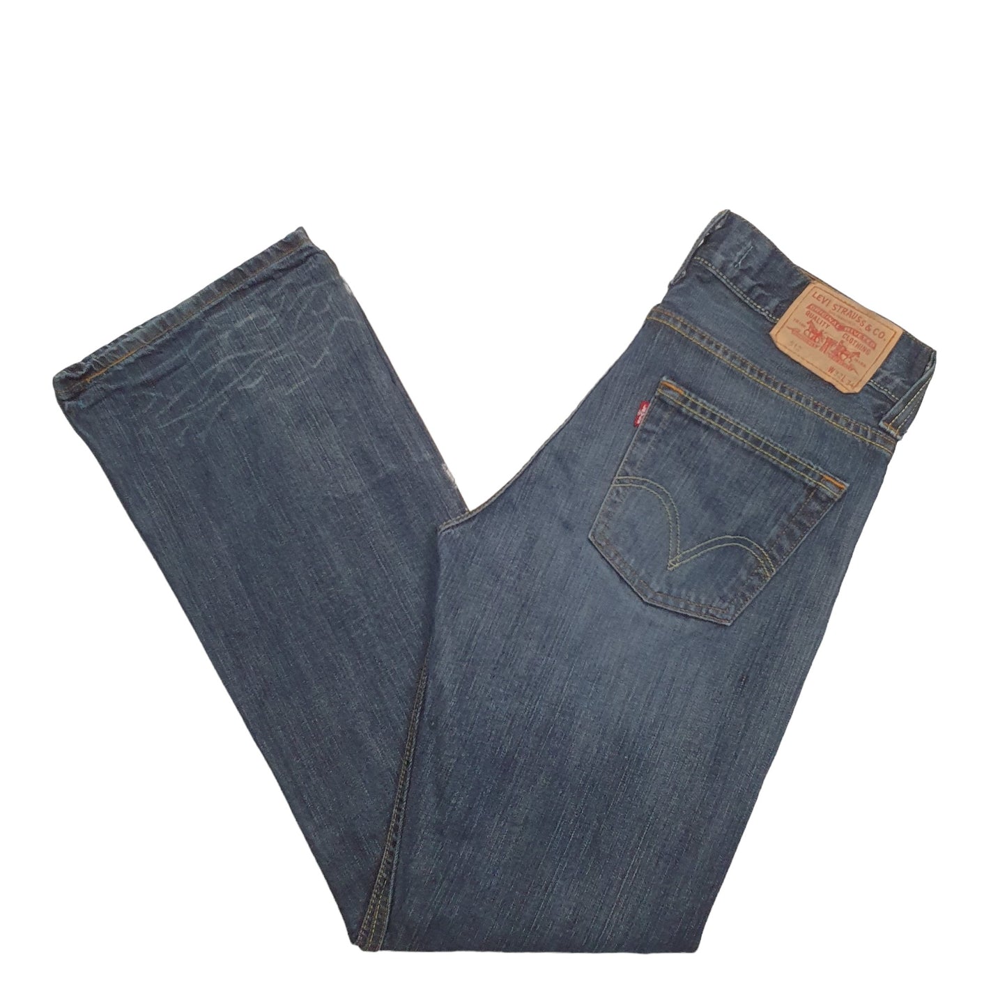 Mens Blue Levis Bootcut 512 JeansW32 L34