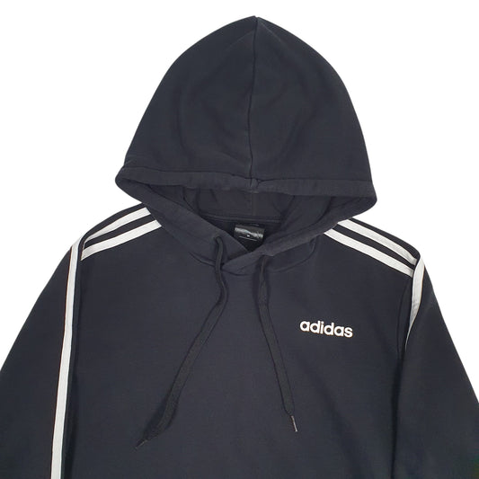 Mens Black Adidas  Hoodie Jumper
