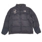 Mens Black The North Face Nuptse Quarter Zip Coat