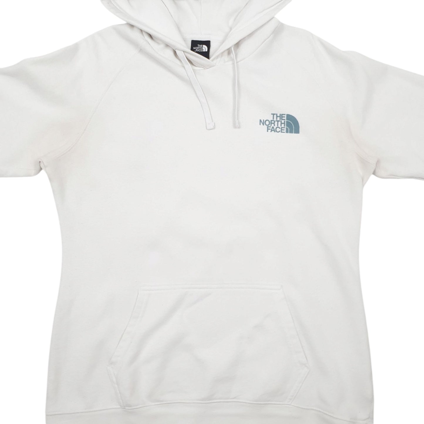 Womens White The North Face Spellout Hoodie Jumper