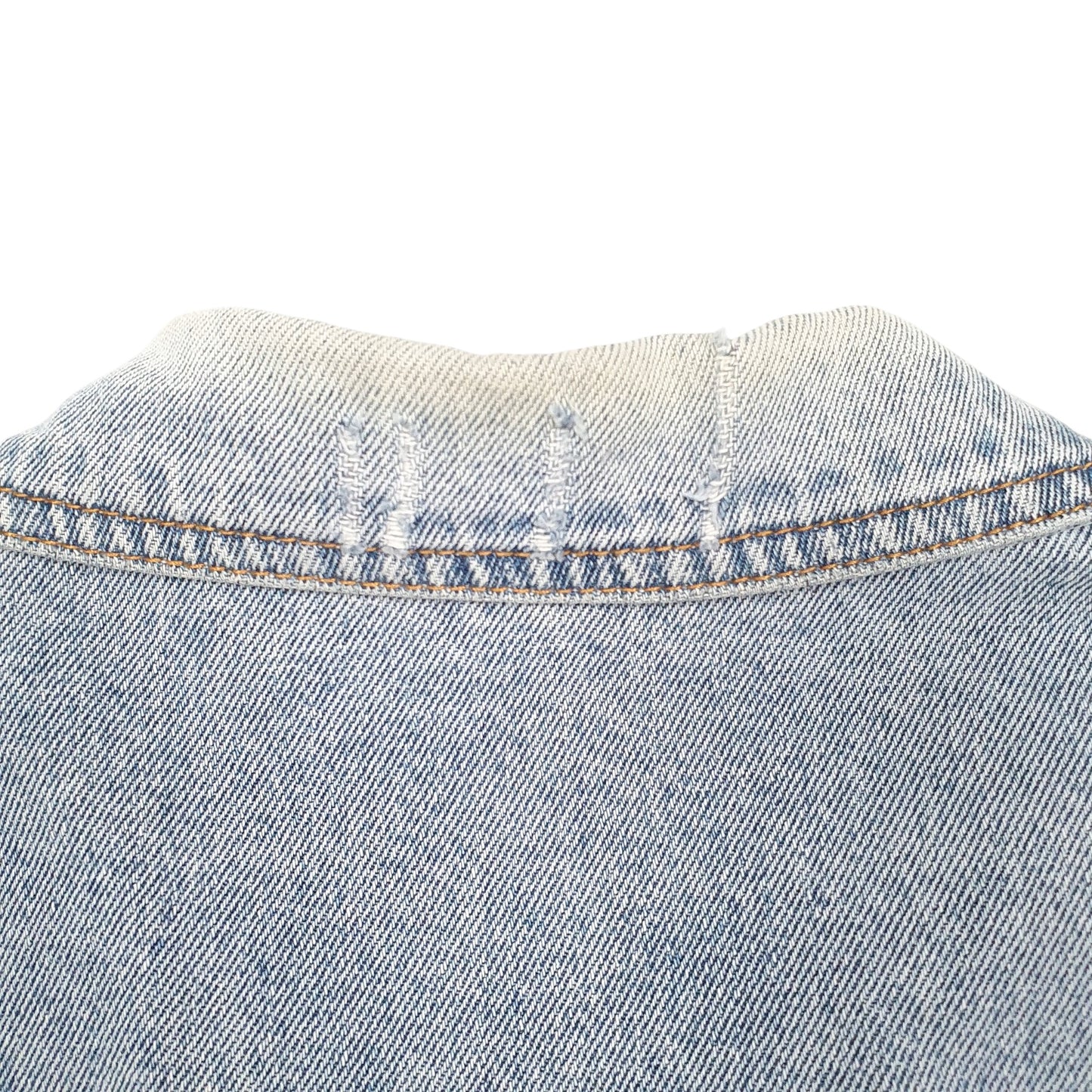 Mens Blue Zara Man Jean Trucker Type 3 1975  Coat