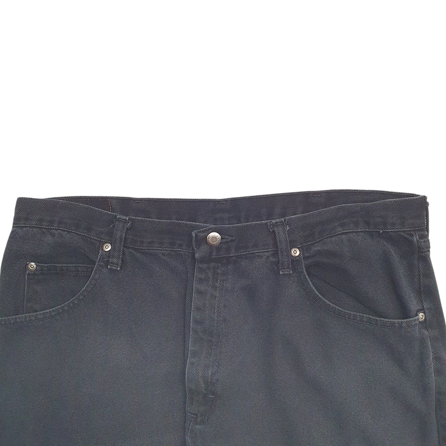 Mens Black Wrangler  Relaxed JeansW38 L30