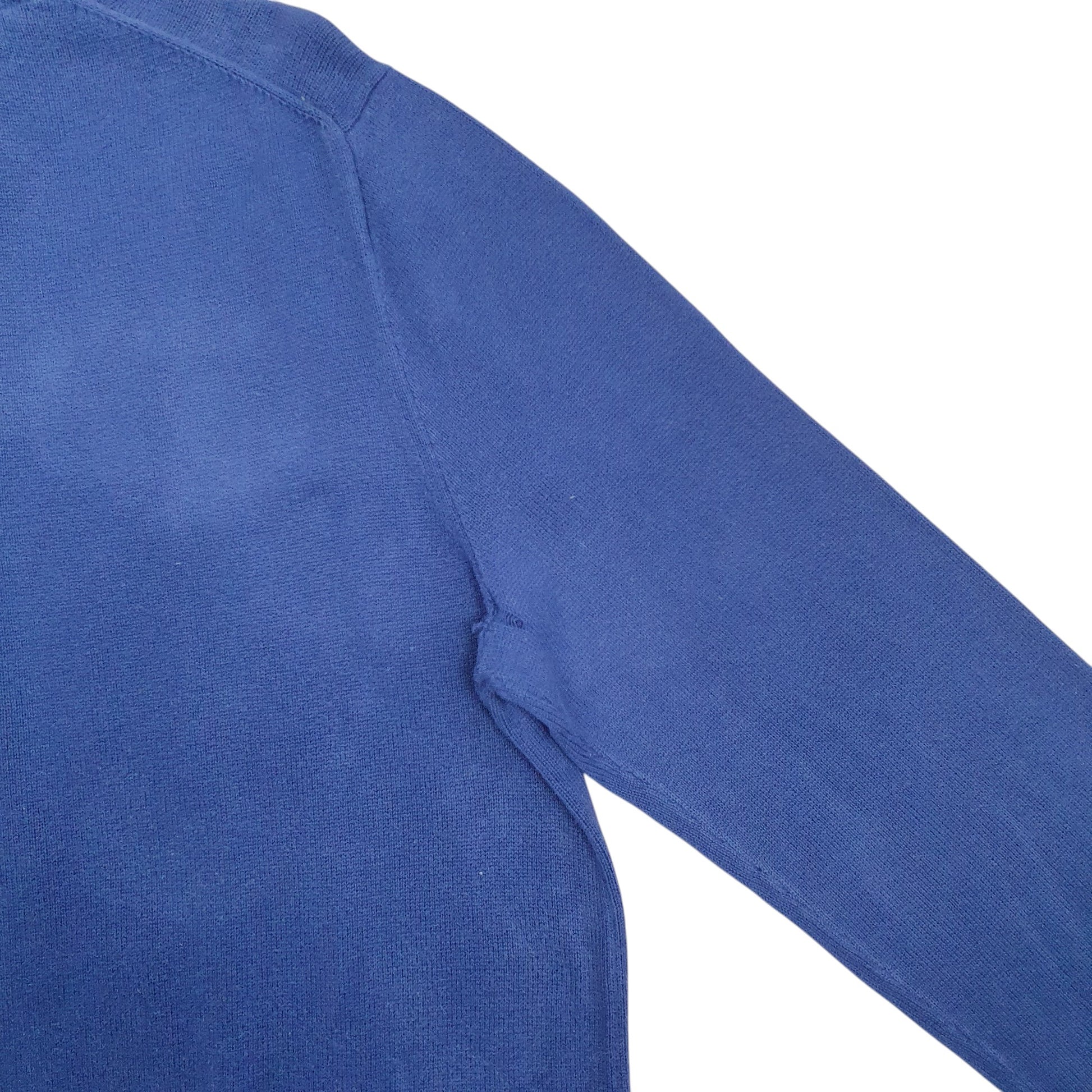 Mens Blue Tommy Hilfiger  Quarter Zip Jumper