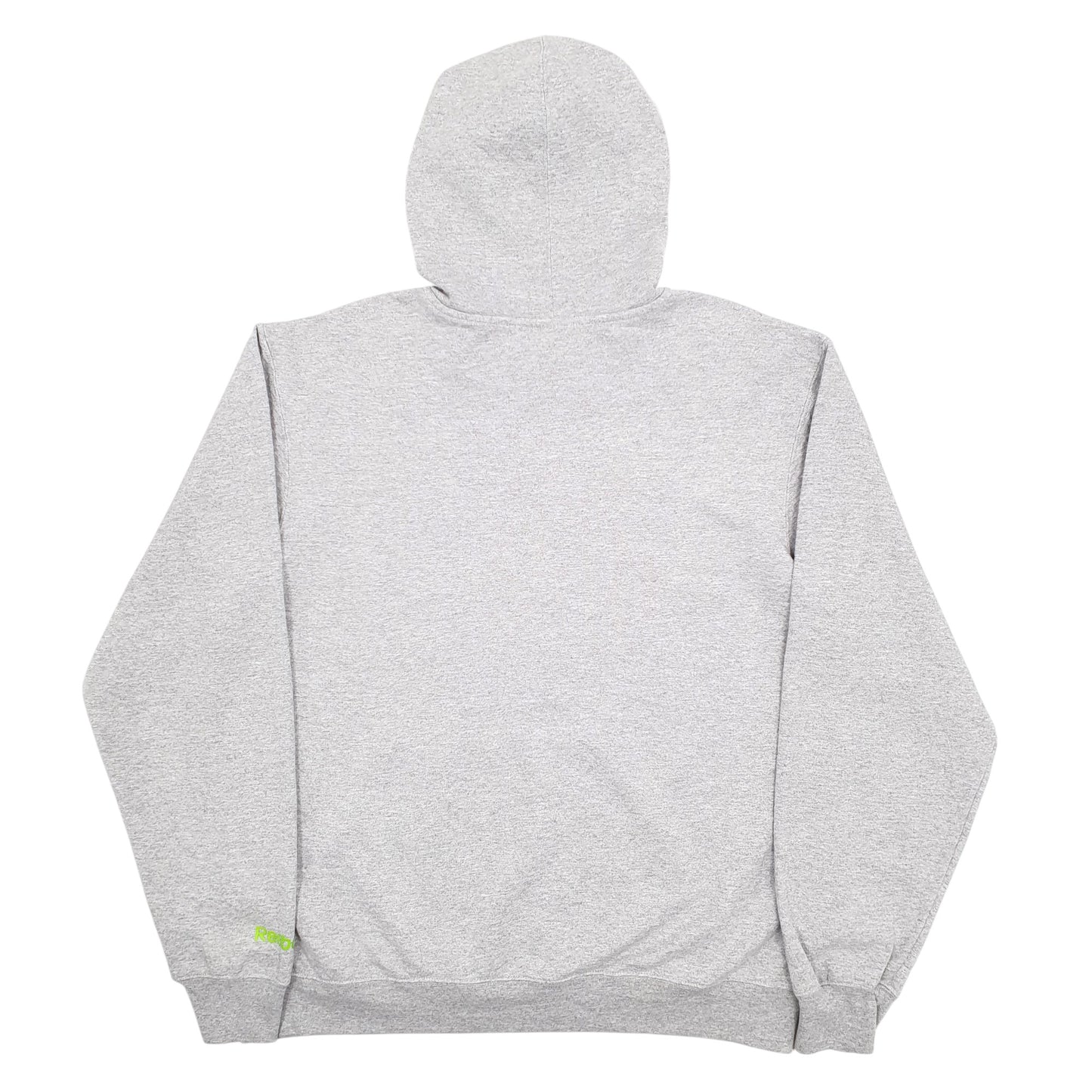 Mens Grey Reebok Spellout Hoodie Jumper