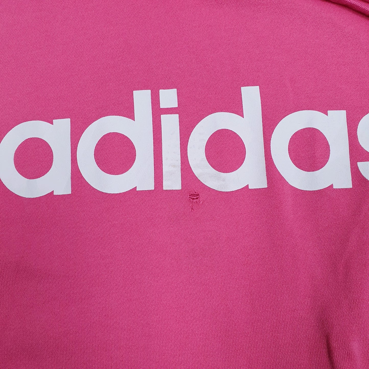 Womens Pink Adidas  Hoodie Jumper