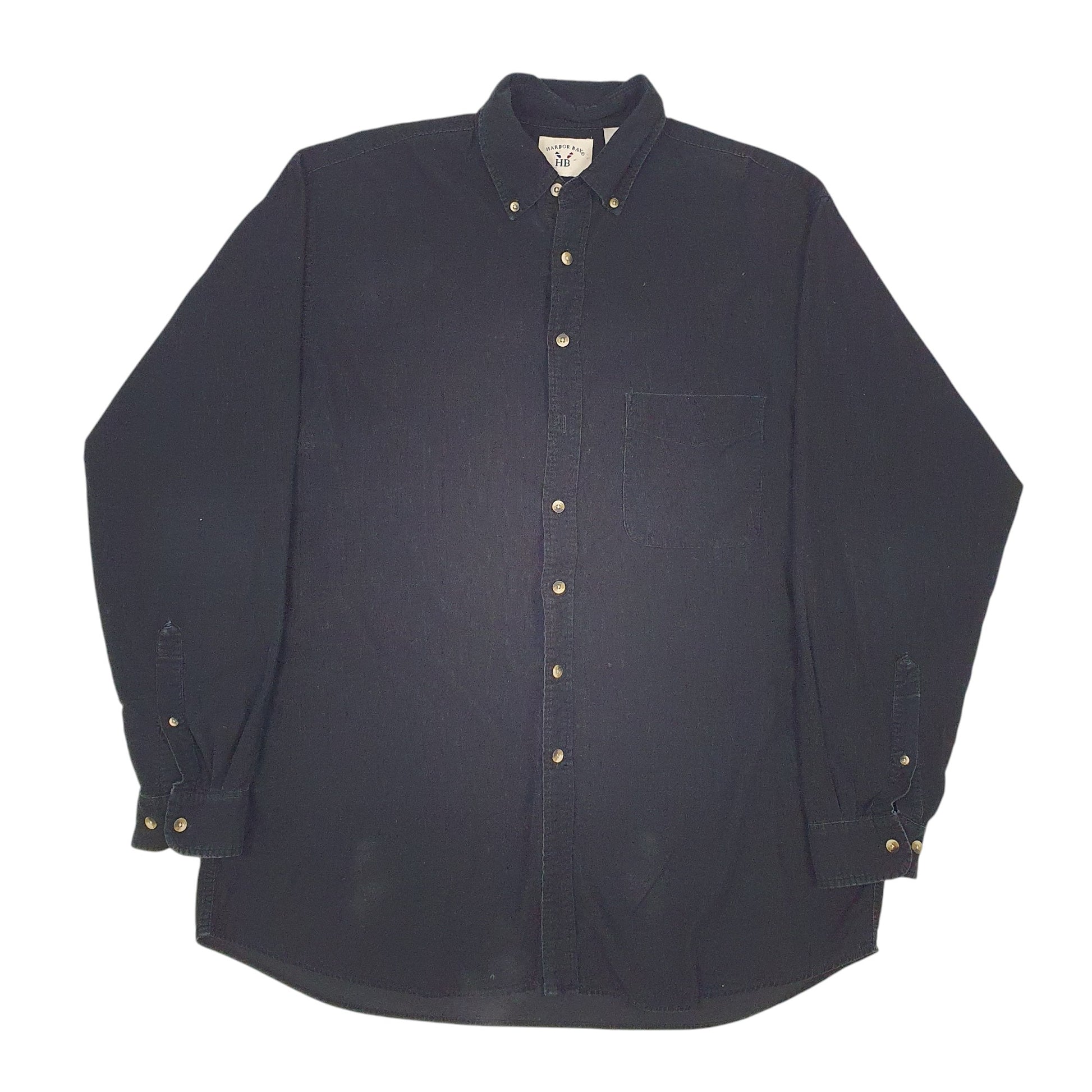 Mens Black Harbour Bay  Long Sleeve Shirt
