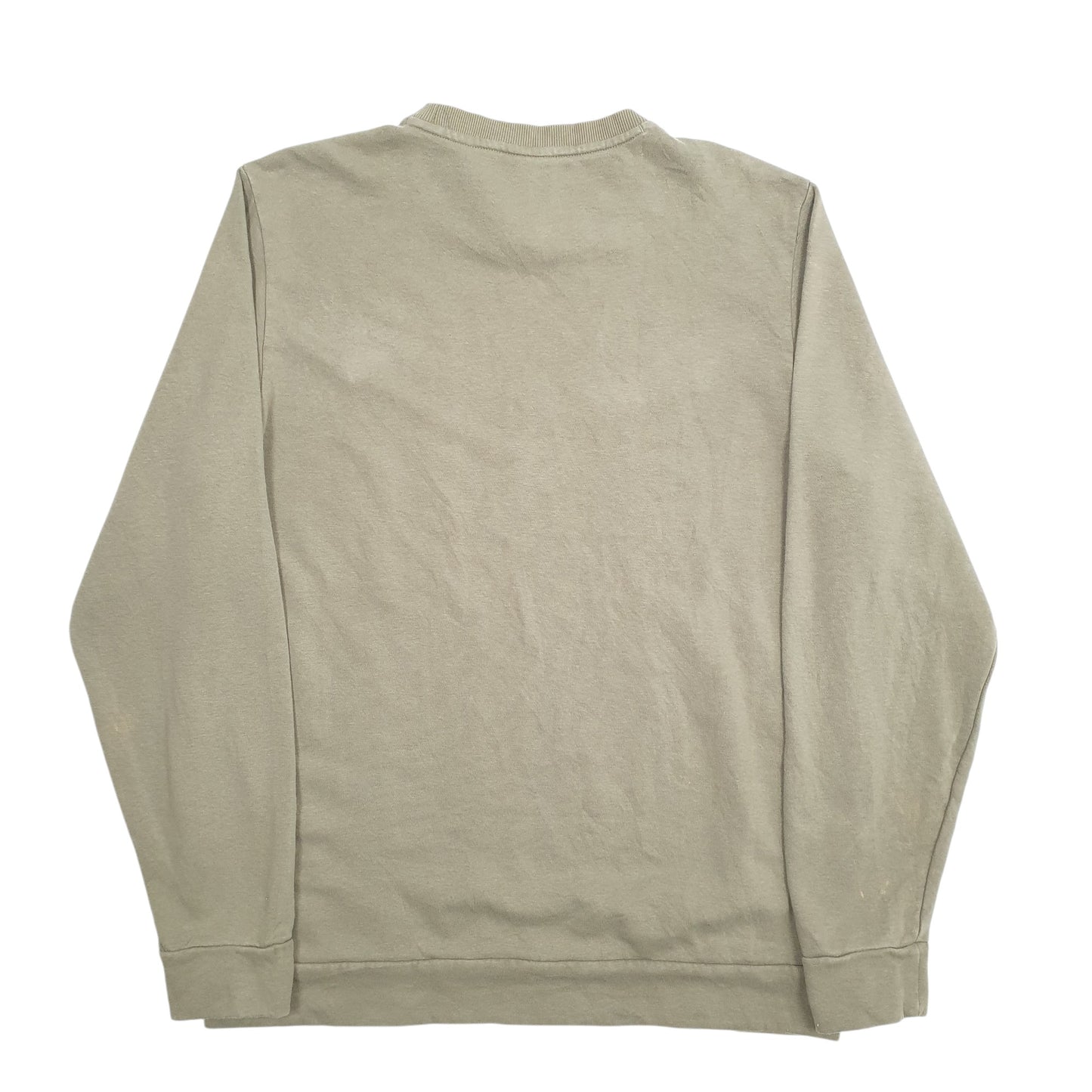 Mens Khaki Adidas  Crewneck Jumper